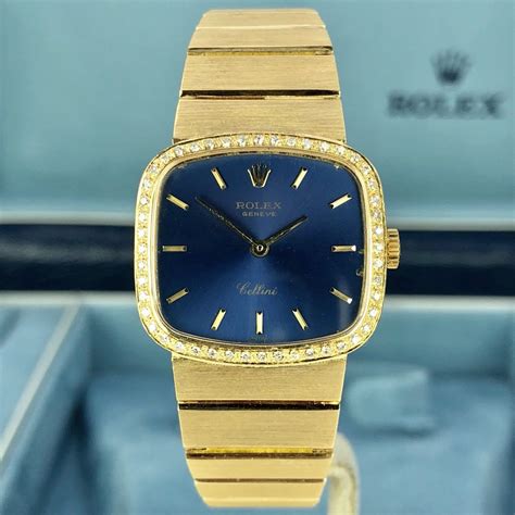 rolex celini blue|rolex cellini watch.